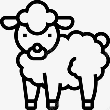 绵羊养殖47直系图标图标