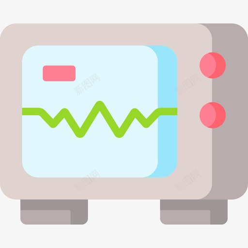 心电图生物学25平坦图标svg_新图网 https://ixintu.com 平坦 心电图 生物学