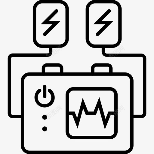 除颤器心脏药物图标svg_新图网 https://ixintu.com 心脏 抢救 治疗 药物 颤器
