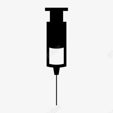 注射器一次性注射器皮下注射器图标图标