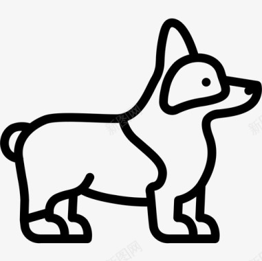 狗英国直系图标图标