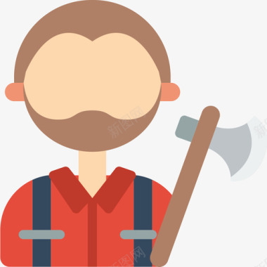 伐木工人职业21单位图标图标