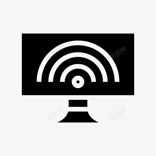 设备显示器lcd图标svg_新图网 https://ixintu.com lcd 屏幕 显示器 网络 设备