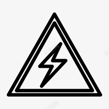 电气警告控制面板电压图标图标