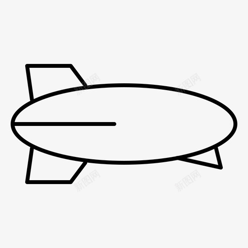 气球飞船运输工具图标svg_新图网 https://ixintu.com 气球 车辆 运输工具 飞船
