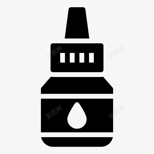 眼药水医疗保健医院图标svg_新图网 https://ixintu.com 医疗 医疗保健 医院 眼药水
