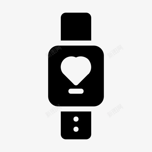 医疗手表健康生命图标svg_新图网 https://ixintu.com 健康 医疗健康线标志 医疗手表 手腕 智能手表 生命