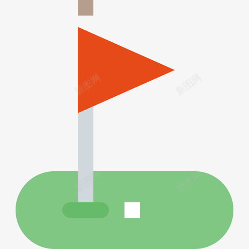 高尔夫运动和游戏1平铺图标svg_新图网 https://ixintu.com 平铺 运动和游戏1 高尔夫