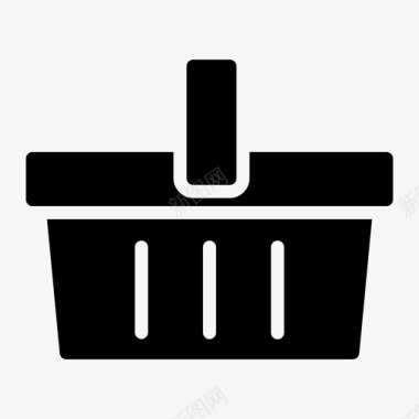 购物篮购物袋电子商务图标图标