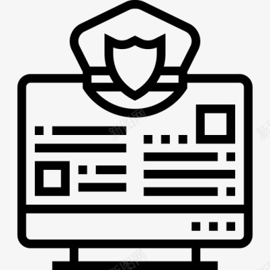 保护网络抢劫3直系图标图标