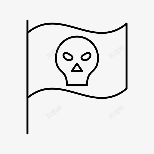 海盗旗罪犯黑手党图标svg_新图网 https://ixintu.com 海盗旗 维多利 罪犯 黑手党