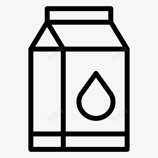 牛奶健康24岁直系图标svg_新图网 https://ixintu.com 健康24岁 牛奶 直系