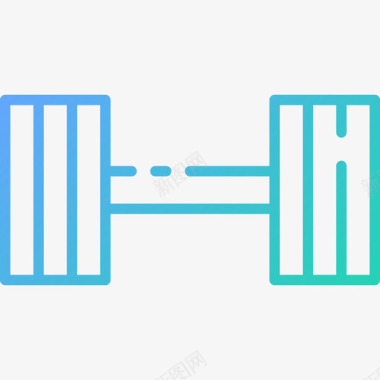 杠铃健身106梯度图标图标