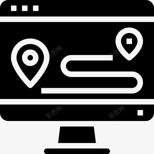 地图网站和windows界面1填充图标svg_新图网 https://ixintu.com windows 地图 填充 界面 网站