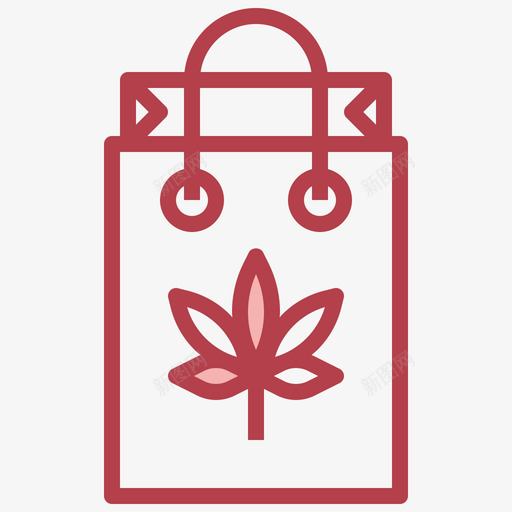 购物袋大麻5其他图标svg_新图网 https://ixintu.com 其他 大麻 购物袋