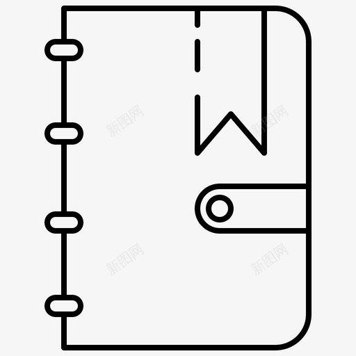 书签标签图标svg_新图网 https://ixintu.com tanahcon 书签 标签 求职者 简历 设计