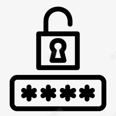 密码加密密钥图标图标
