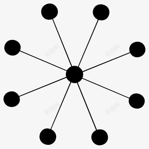 社交媒体连接朋友图标svg_新图网 https://ixintu.com 分享 媒体 朋友 社交 网络 连接