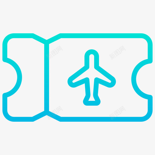 飞机票88机场梯度图标svg_新图网 https://ixintu.com 机场 梯度 飞机票