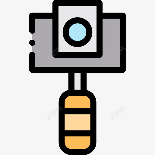 笔杆摄影64线性颜色图标svg_新图网 https://ixintu.com 摄影 笔杆 线性 颜色