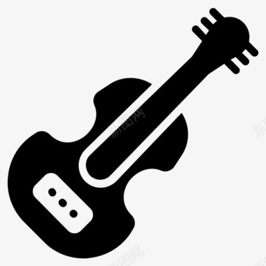 吉他教育乐器图标图标