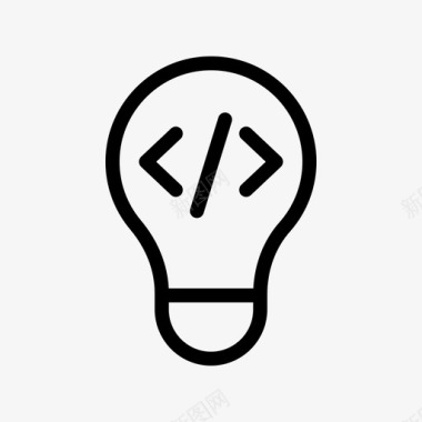 编码开发想法图标图标