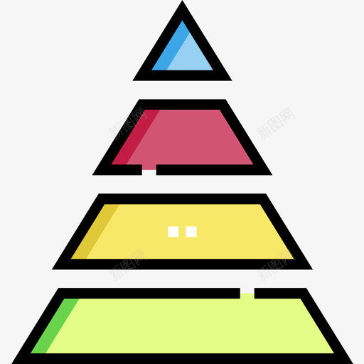 金字塔图杂项59线形颜色图标svg_新图网 https://ixintu.com 杂项 线形 金字塔 颜色