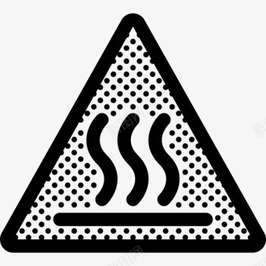 热表面警告危险高温图标图标