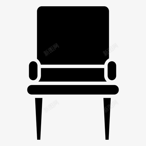 最小家具装饰字形图标svg_新图网 https://ixintu.com 字形 家具 最小 装饰