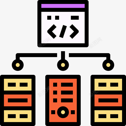 Htmlweb开发41线性颜色图标svg_新图网 https://ixintu.com Html web 开发 线性 颜色