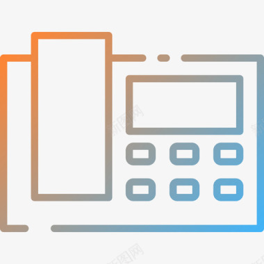 呼叫通信173梯度图标图标