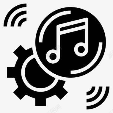 音乐音乐和声音8填充图标图标