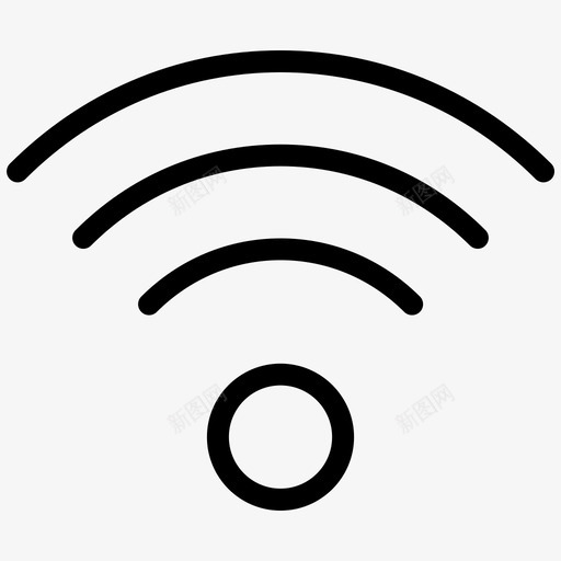 wifi用户界面常规线路集121图标svg_新图网 https://ixintu.com wifi 常规 用户界面 线路