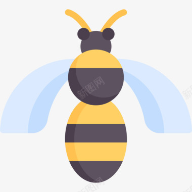 黄蜂自然122扁平图标图标