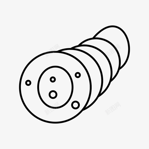 聚宝盆丰饶号角图标svg_新图网 https://ixintu.com 丰饶 号角 感恩节 维多利 聚宝盆