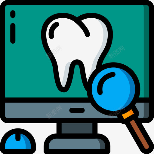 牙医牙科学8线性颜色图标svg_新图网 https://ixintu.com 牙医 牙科学8 线性颜色