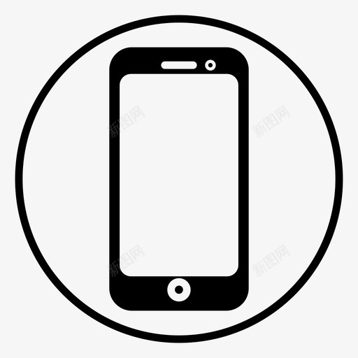 智能手机设备小工具图标svg_新图网 https://ixintu.com 小工具 技术 智能手机 移动设备 设备