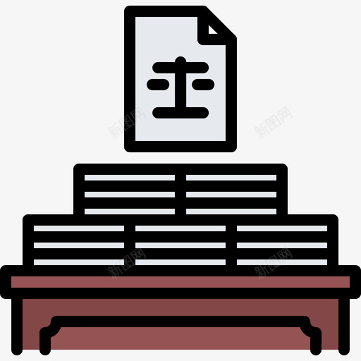 案件法律13颜色图标svg_新图网 https://ixintu.com 案件 法律 颜色