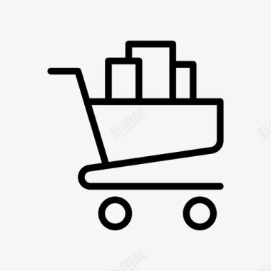 购物车购买商品图标图标