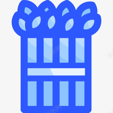 芦笋健康食品41蓝色图标图标