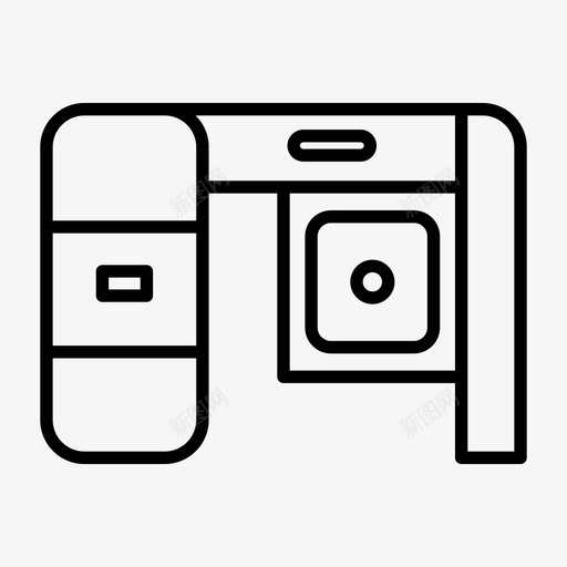 办公桌家具办公室图标svg_新图网 https://ixintu.com 办公室 办公桌 场所 家具 工作 工作场 桌子 系列 餐桌