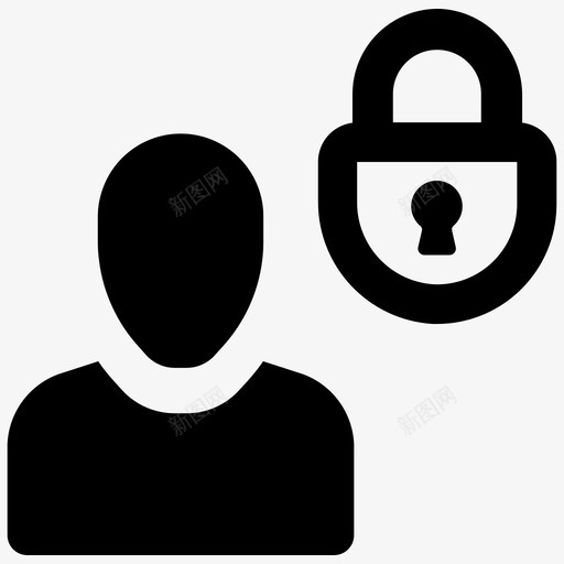 个人数据安全gdpr图标svg_新图网 https://ixintu.com gdpr 个人 安全 数据