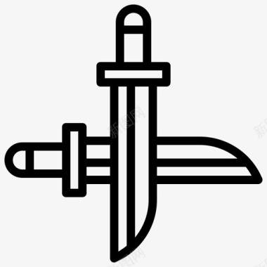 剑游戏61直线型图标图标