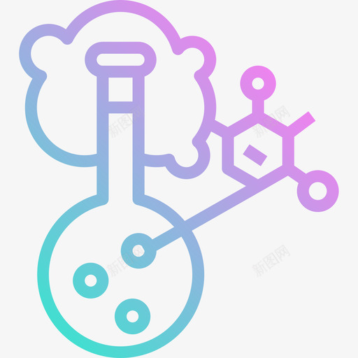 实验室科学92梯度图标svg_新图网 https://ixintu.com 实验室 梯度 科学