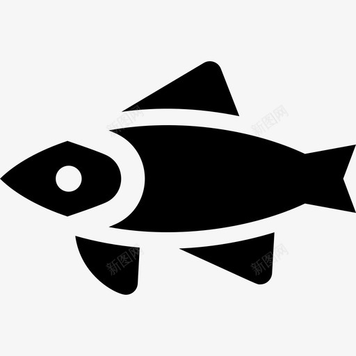 鳟鱼健康食品39填充图标svg_新图网 https://ixintu.com 健康食品 填充 鳟鱼