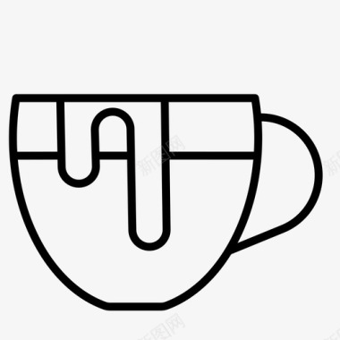 咖啡咖啡馆图标1轮廓图标