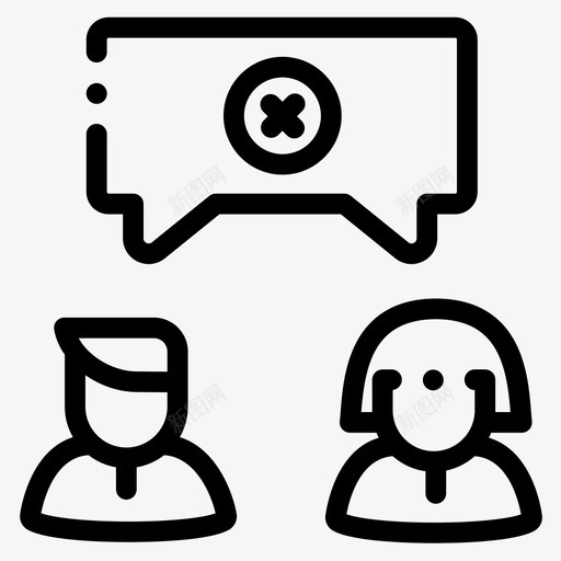 直接沟通152图标svg_新图网 https://ixintu.com 沟通 直接