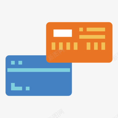 信用卡商务322持平图标图标
