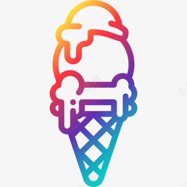 冰淇淋马戏团67梯度图标图标