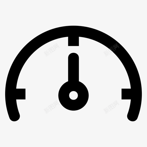 气压计快速指示器图标svg_新图网 https://ixintu.com 度表 快速 指示器 气压计 速度